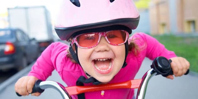 Child Riding Bike